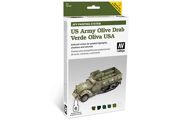 Model Air set US army olive drab 6x8ml