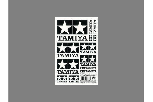 Tamiya Logo Stickers Mono