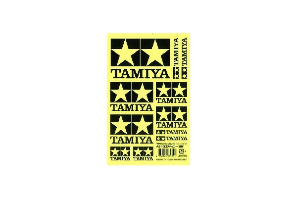 Tamiya Logo Stickers Clear