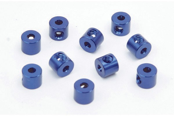 Alu.Knurled Collar (blue) (10pcs.) - S8 Team