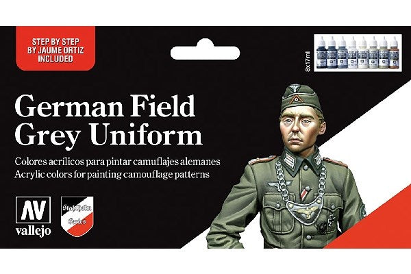 German Field Grey Uniform-8 color set 17 ml.