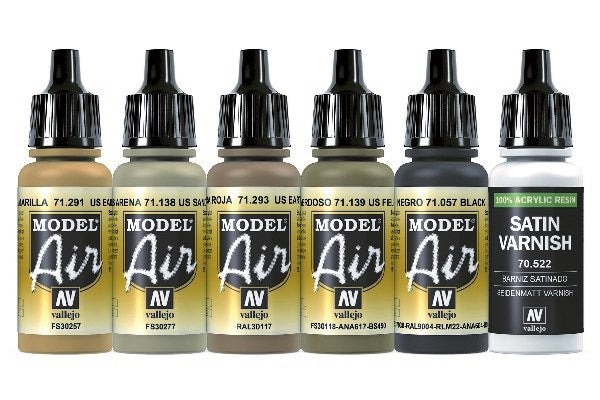 Model Air set MERDC desert colors 6x17ml