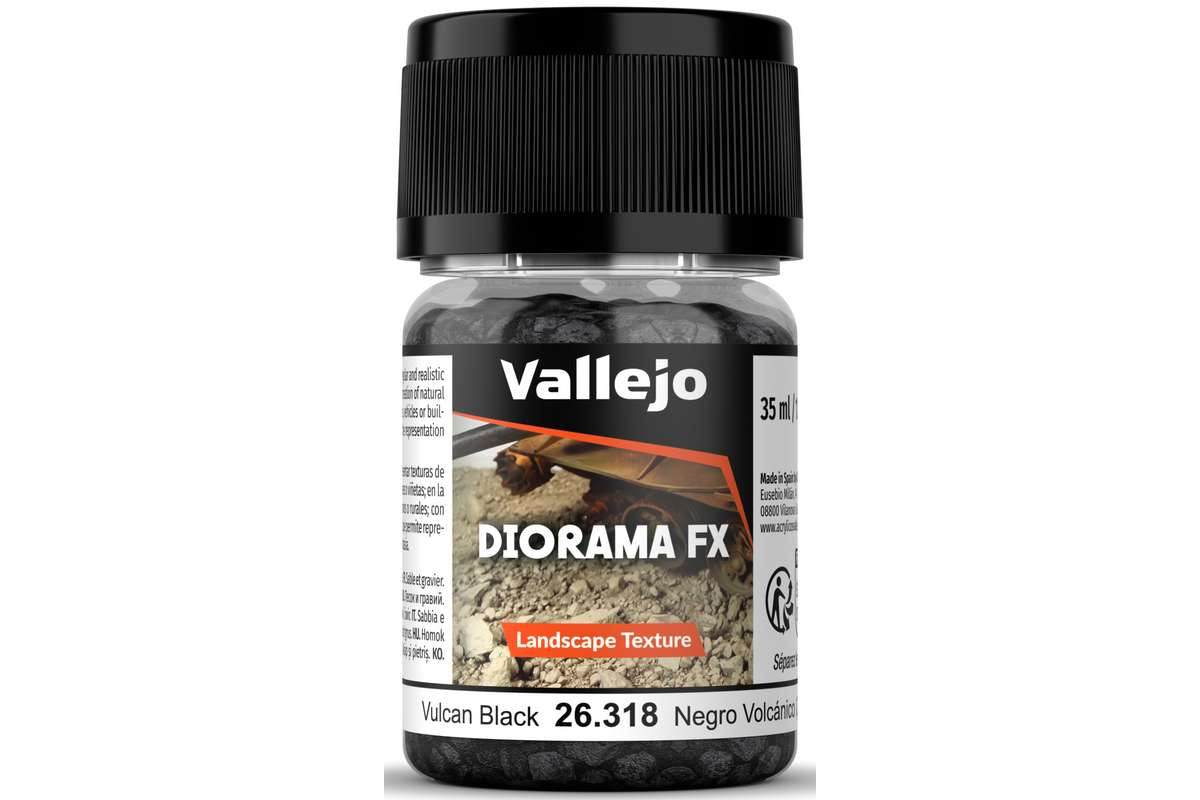 Diorama FX Vulcan black 2-5mm, 35ml