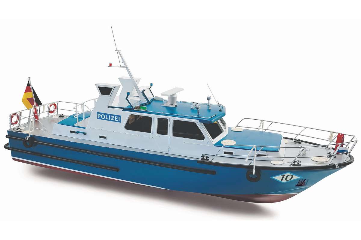 WSP10 Passau policeboat Plastic Hull -photo manual