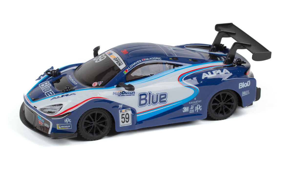 McLaren 720S GT3 R/C 1:24 2,4GHz, blue/white