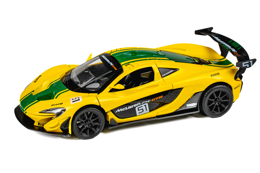 McLaren P1 GTR 1:24 die-cast, yellow