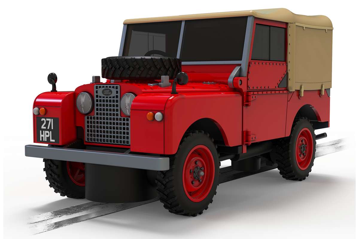 Land Rover Series 1, poppy red 1:35