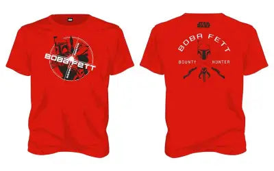 T/S SW BOBA FETT BOUNTY HUNTER RED MEN - L