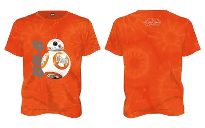 T/S SW EP7 BB-8 TIE DYE ORANGE MEN - L