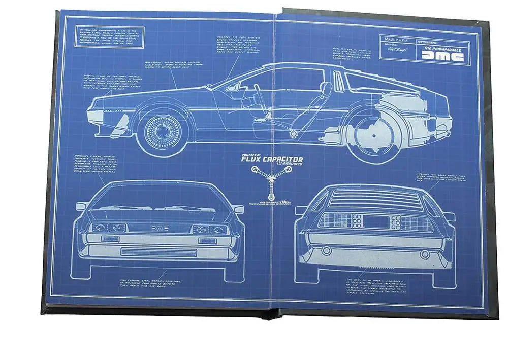 BTTF LOGO LIGHT UP NOTEBOOK