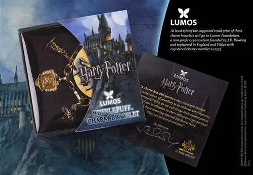 HP LUMOS HUFFLEPUFF CHARM BRACELET 7714