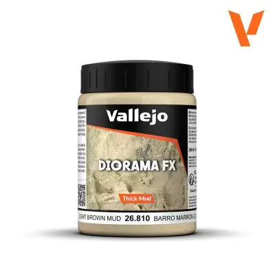 DIORAMA EFFECTS 26810 LIGHT BROWN SPLS MUD 200ML