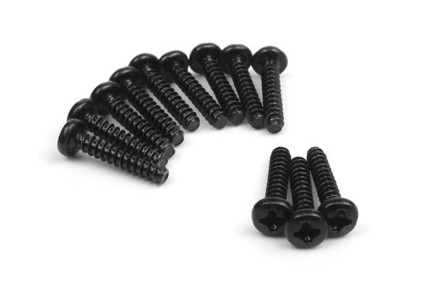 Pan Head Self Tapping Screws 3x15mm (12pcs)