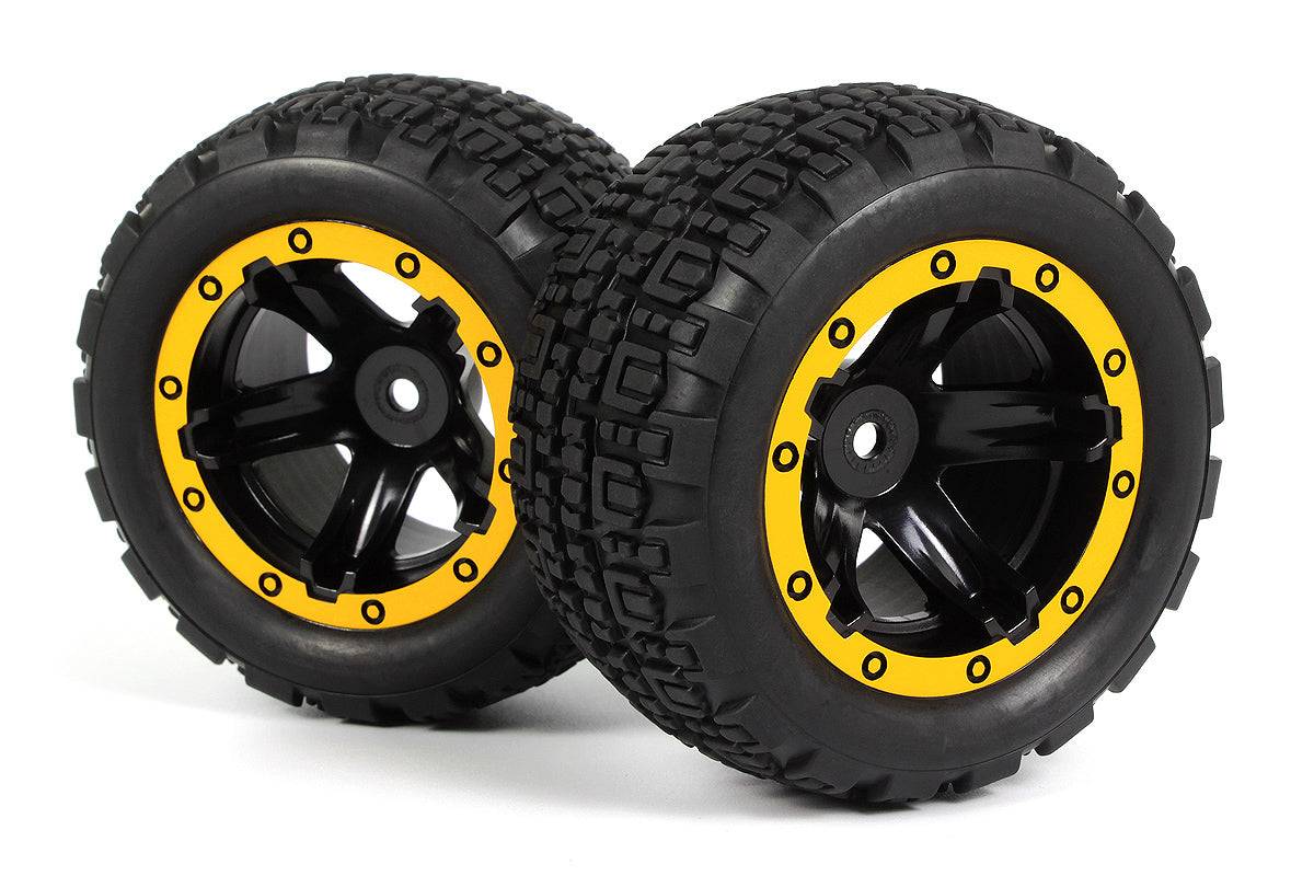 Slyder ST Wheels/Tires Assembled (Black/Yellow)