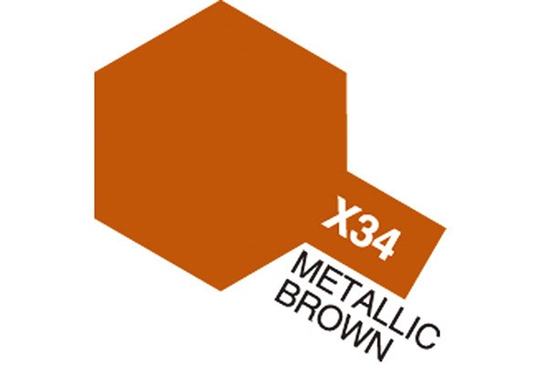 Acrylic Mini X-34 Metallic Brown (Gloss)