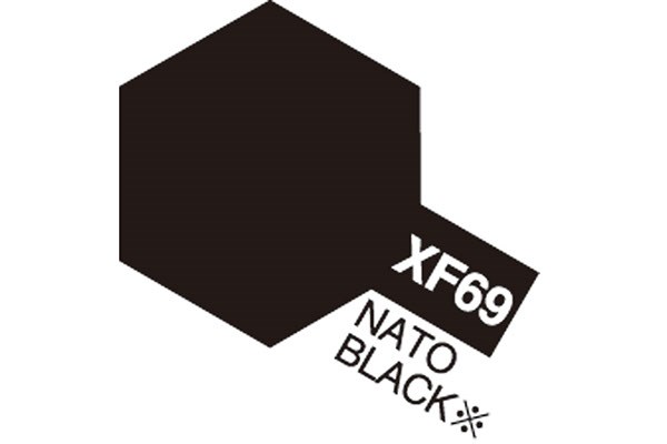 Acrylic Mini XF-69 NATO Black (Flat)