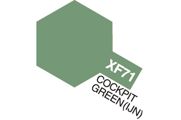 Acrylic Mini XF-71 Cockpit Green (Flat)