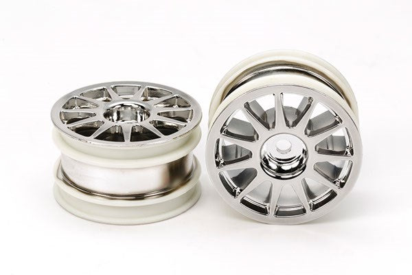 M-Chassis 11-Spoke Wheels (Chrome Plated, 2pcs.)