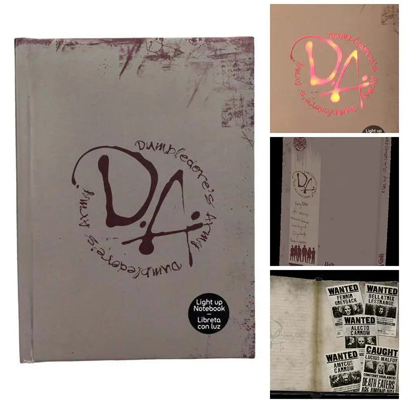 HP DUMBLEDORE ARMY NOTEBOOK W/LIGHT