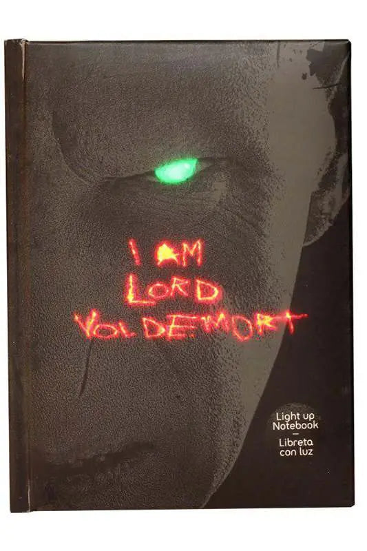 HP LORD VOLDEMORT NOTEBOOK W/LIGHT