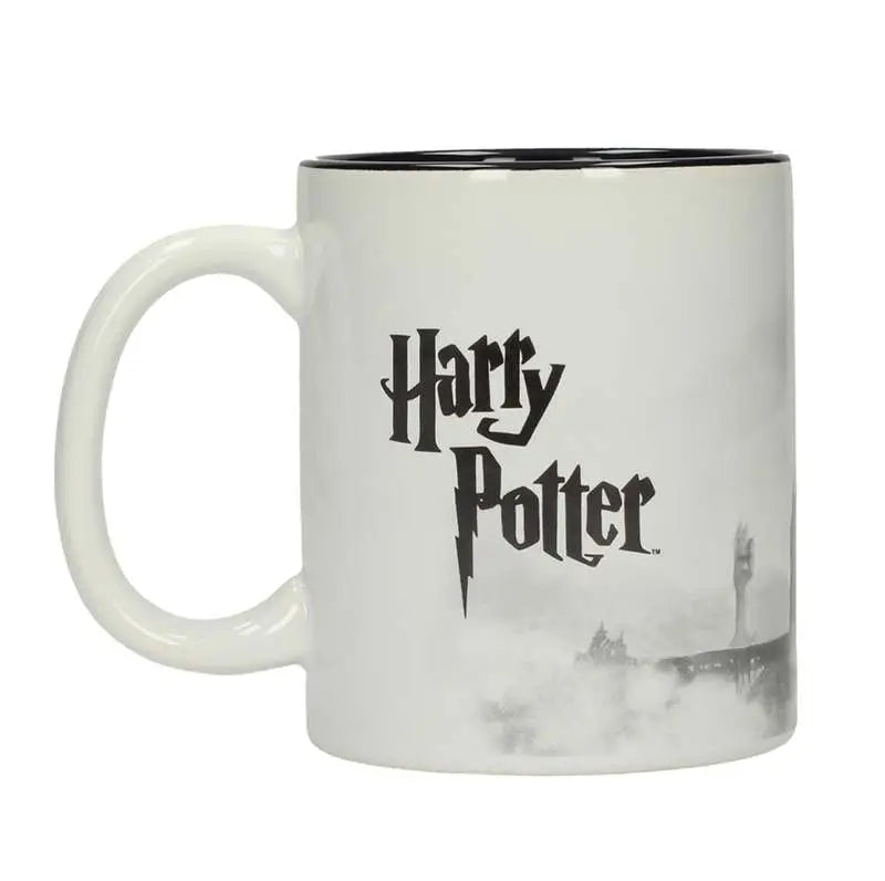 HP HOGWARTS CASTLE BLACK AND WHITE MUG