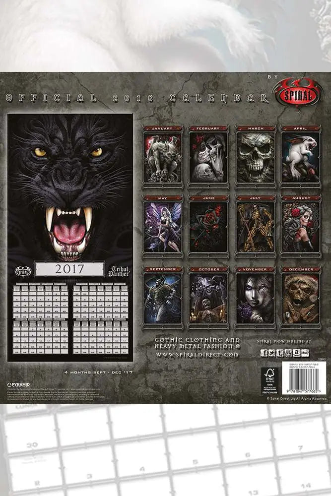 SPIRAL 2018 CALENDAR
