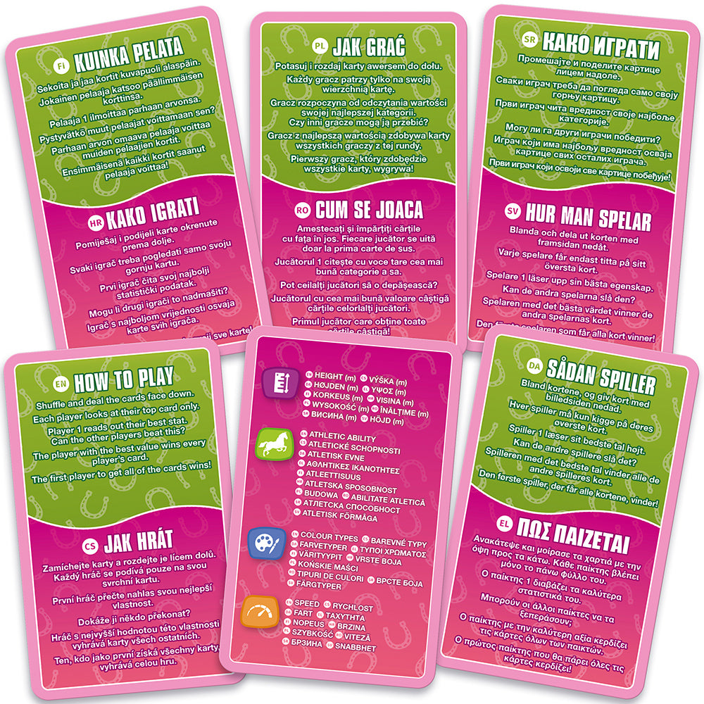 Winning Moves Top Trumps - Horses & Unicorn Cards Standard Tuck Box Multillingual