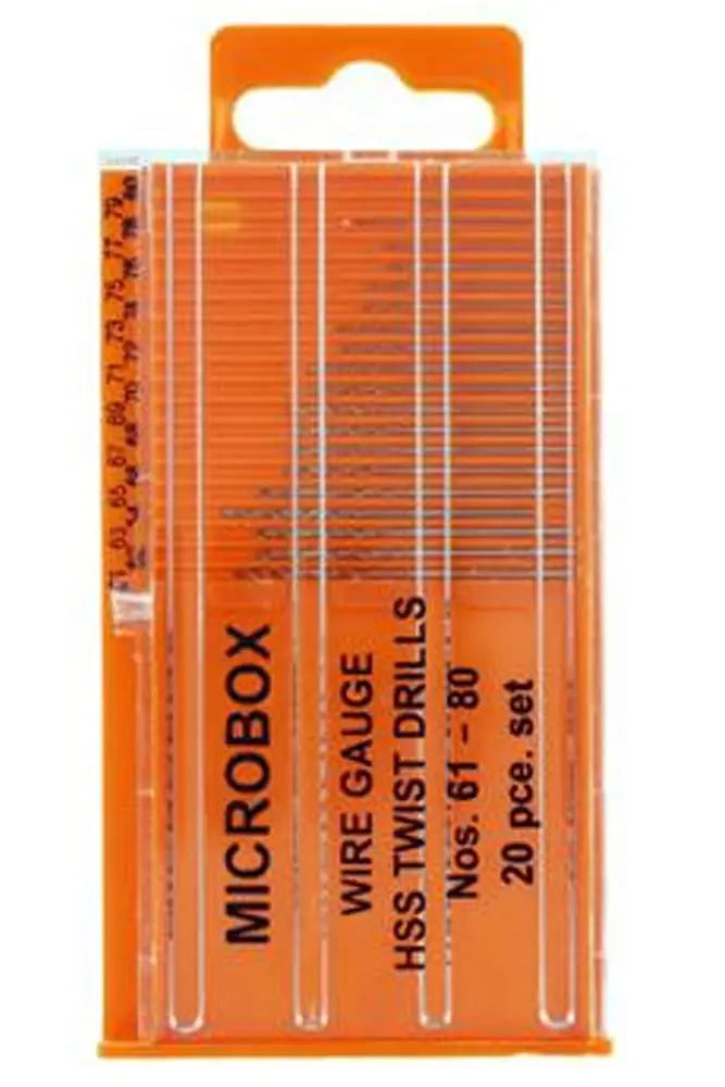 MICROBOX DRILL SET (20) 61-80