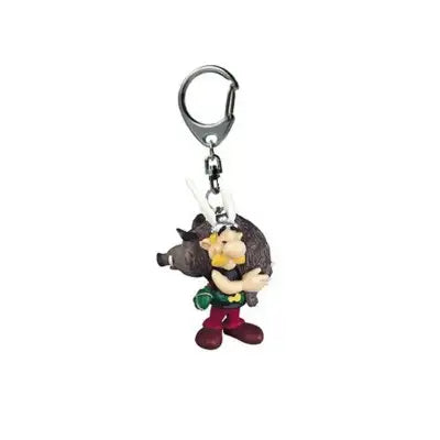 ASTERIX WITH BOAR KEYCHAIN
