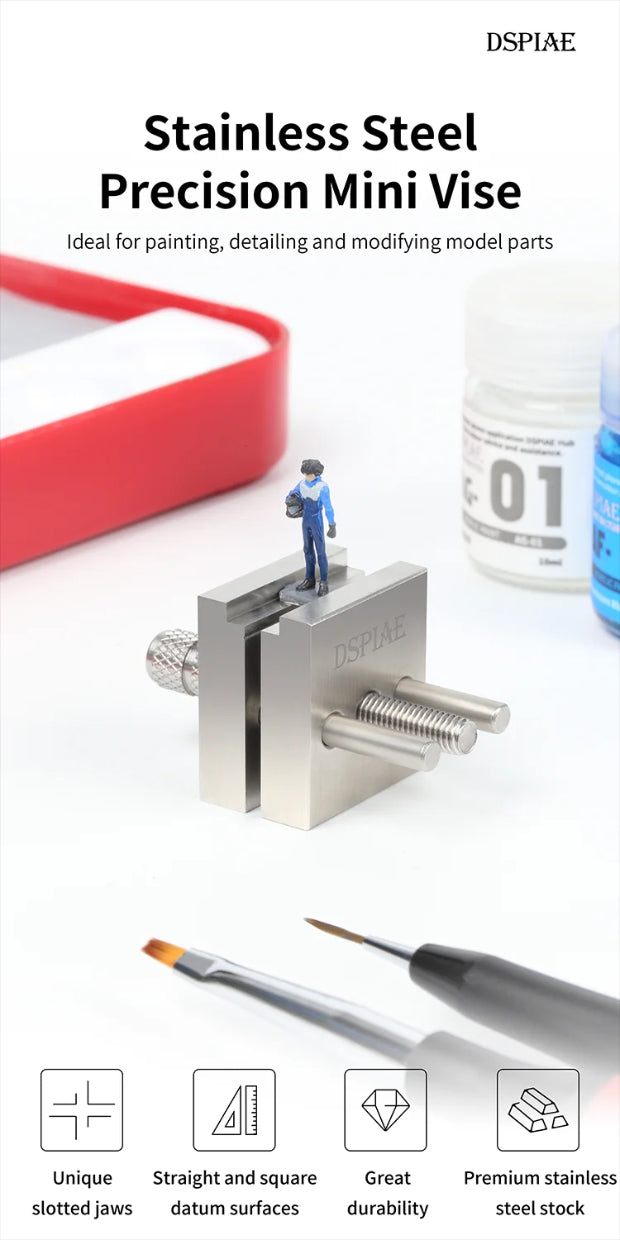 DSPIAE AT-MV Stainless Steel Precision Mini Vise
