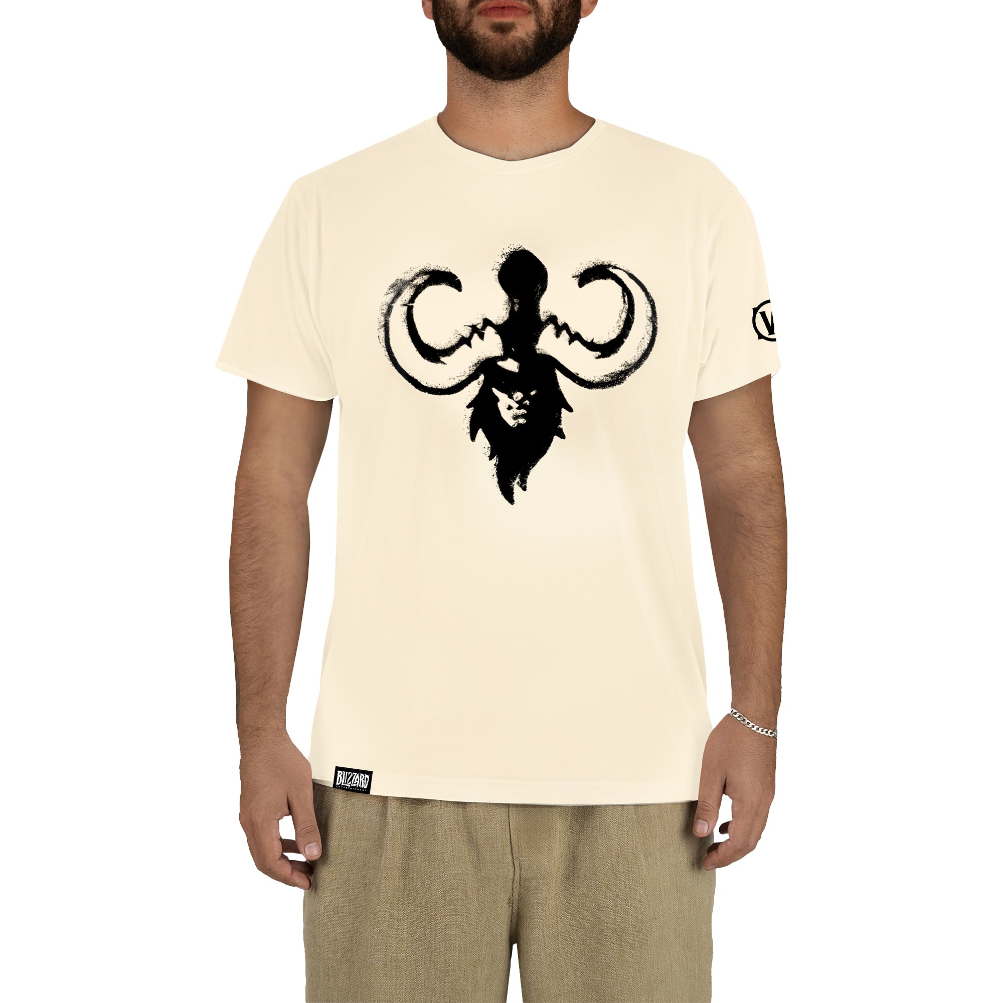 World of Warcraft Illidan t-shirt, color: cream, size: M