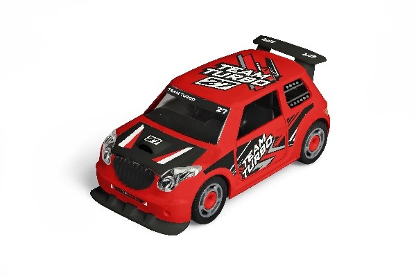 1:20 JUNIOR KIT Pull Back Rallye Car, red