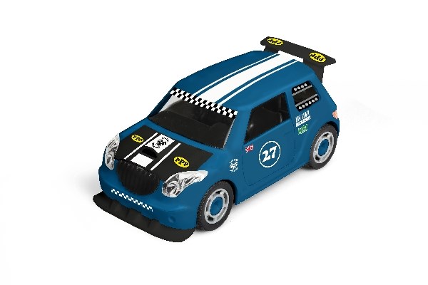 1:20 JUNIOR KIT Pull Back Rallye Car, blue