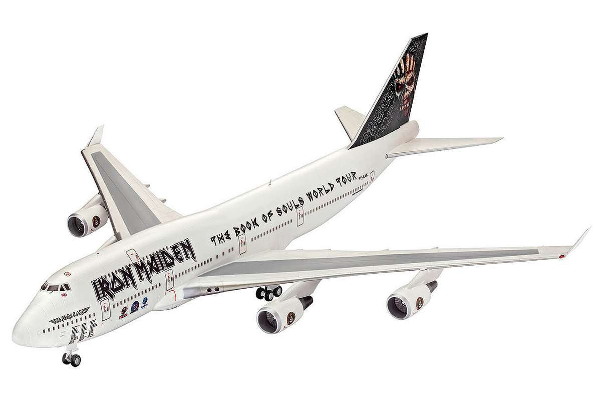 Boeing 747-400 Iron Maiden 'Ed Force One' 1:144