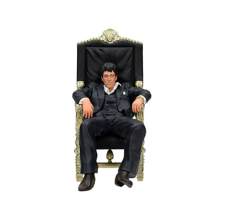 SCARFACE TONY MONTANA IN HIS CHAIR FIG