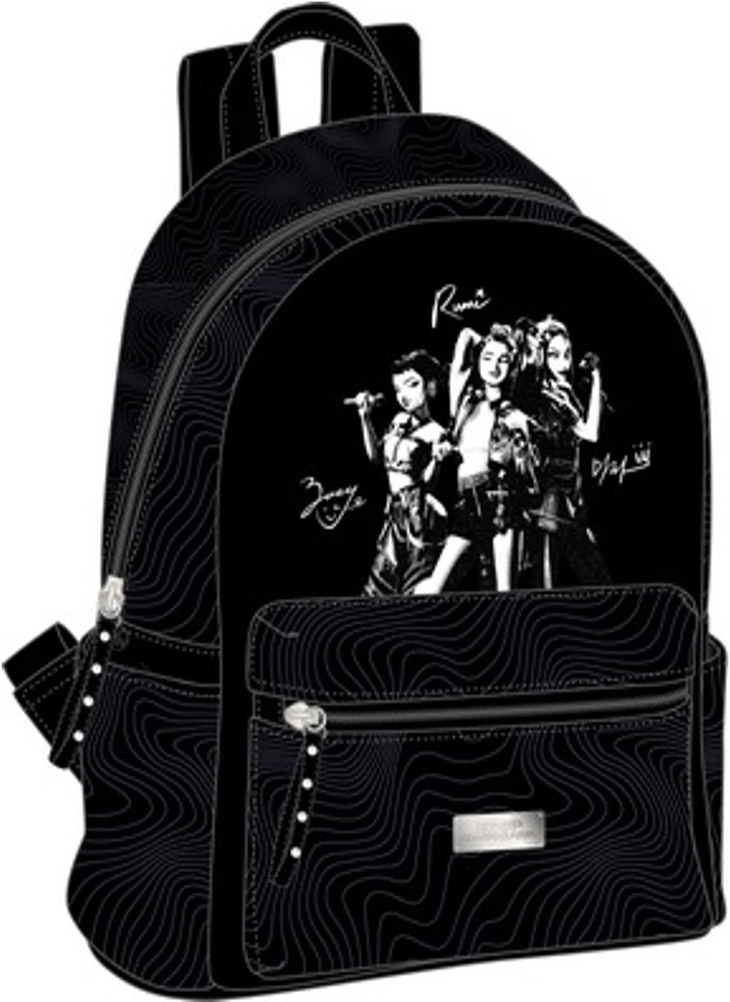 K-POP DEMON HUNTERS - Black - PU Backpack '28x24x12cm'