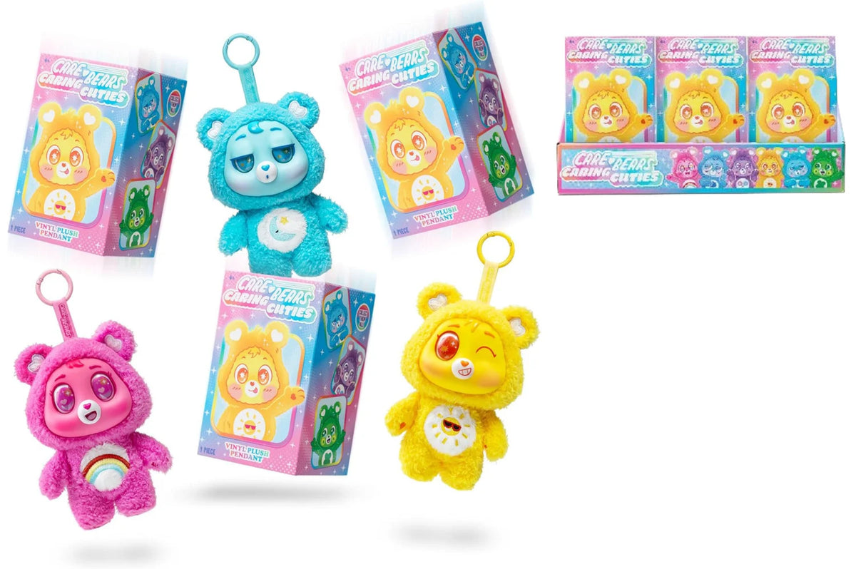 CARE BEARS - Caring Cuties - Assortment de 6 Plushs 15cm