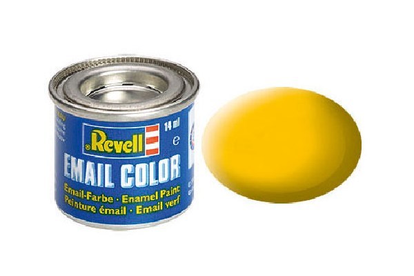 Enamel 14 ml. yellow, mat