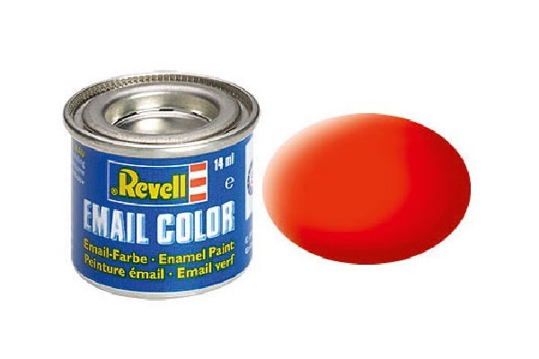 Enamel 14 ml. luminous orange, mat