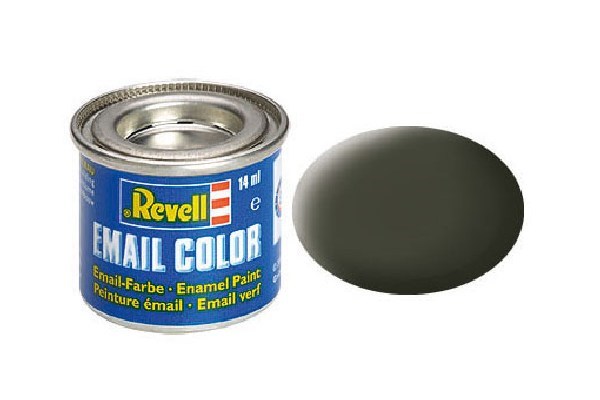 Enamel 14 ml. olive yellow mat