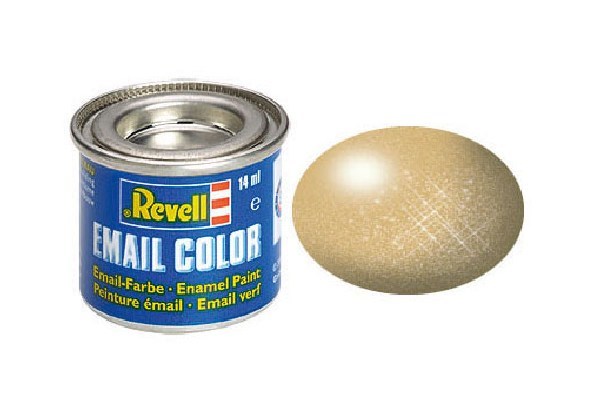 Enamel 14 ml. gold metallic