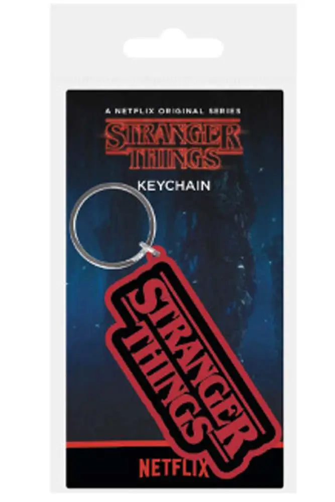 STRANGER THINGS LOGO PVC KEYCHAIN