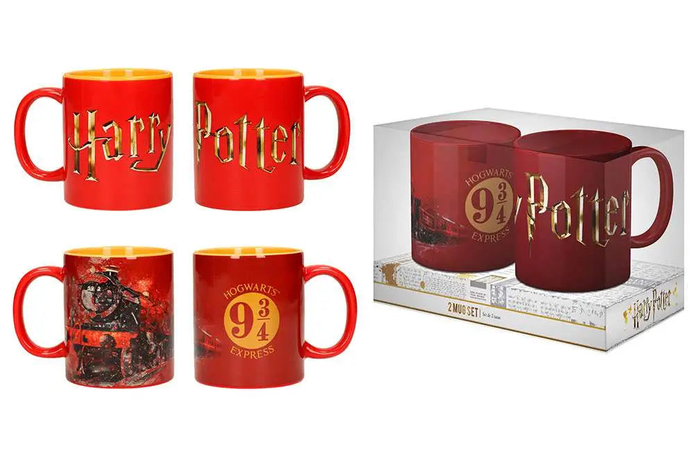 HP LOGO HOGWARTS EXPRESS MUG SET (2)