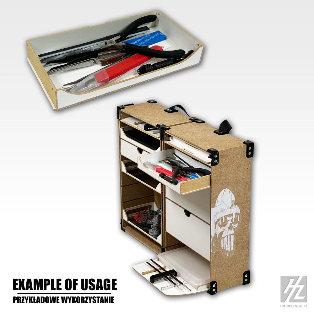 HobbyZone Portable Hobby Station - Tools and Accessories Drawer Insert - opi03