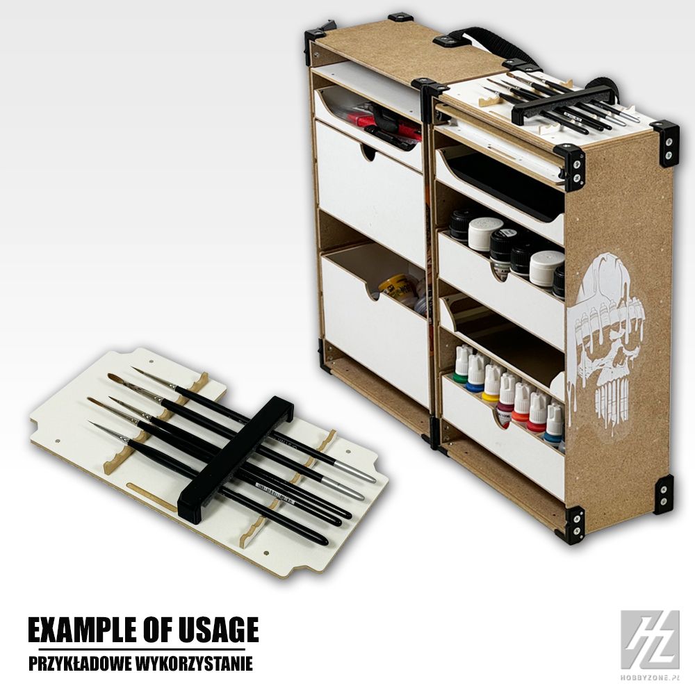 HobbyZone Portable Hobby Station - Brushes and Tools Insert - opi07