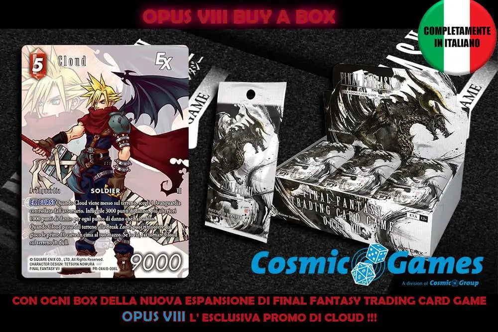FFTCG OPUS VIII BOOSTERS BOX ITALIAN(36)