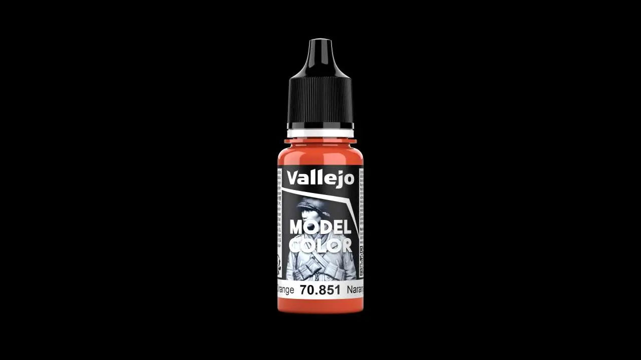 MODEL COLOR 70851 BRIGHT ORANGE