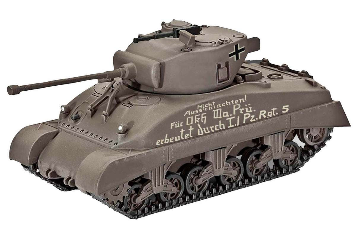 Model Set Sherman M4A1 1:72