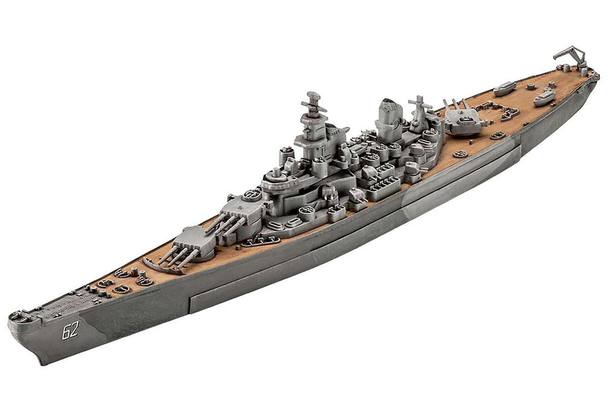 Model Set USS New Jersey 1:1200