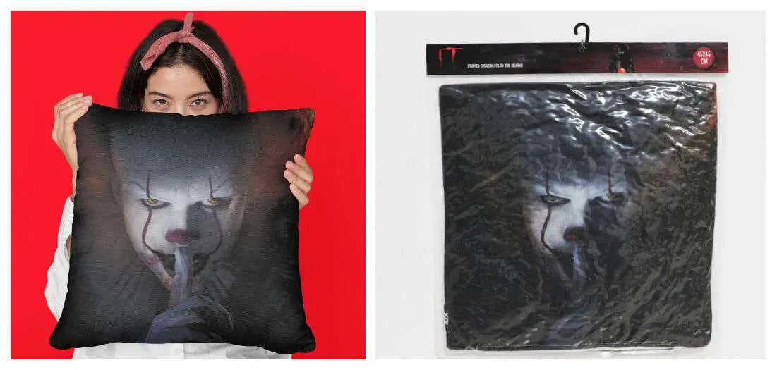IT PENNYWISE 2017 SHUT UP CUSHION